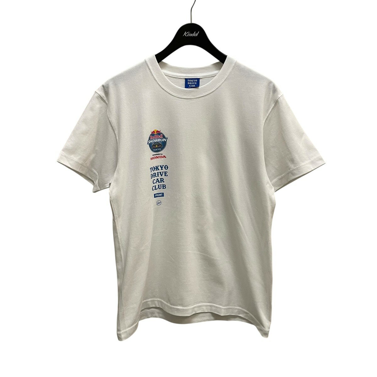 【中古】Red Bull x HONDA x fragment design x TokyoDriveCarClub 半袖カットソー ホワイト サイズ:M 【160725】(レッドブル)