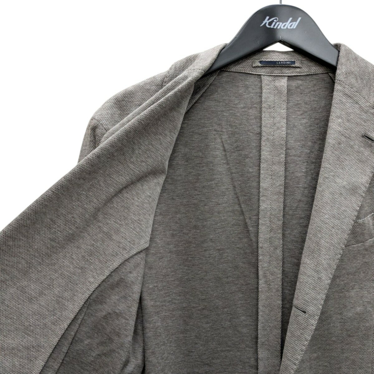 【中古】LARDINIテーラードジャケット ベージュ サイズ：50【価格見直し】