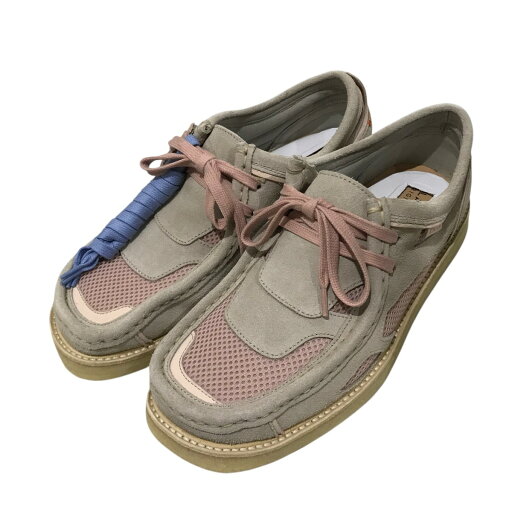 【中古】CLARKS×UNIONワラビーブーツ Wallabee UNLA ピンクグレー サイズ:39 1/2【価格見直し】 【中古】CLARKS×UNIONワラビーブーツ Wallabee UNLA ピンクグレー サイズ:39 1/2【価格見直し】