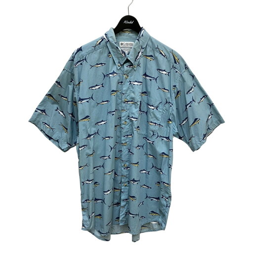 【中古】Columbia フィッシュ 半袖シャツ ブルー サイズ:XL 【170725】(コロンビア) 【中古】Columbia フィッシュ 半袖シャツ ブルー サイズ:XL 【170725】(コロンビア)