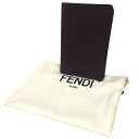 【中古】FENDI ロゴ レザー パスポートケース 手帳カバー ボルドー 【160725】(フェンディ)(4)