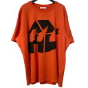 【中古】J.W.ANDERSON David Wojnarowicz 20AW Burning House T-ShirtバーニングハウスプリントアートTシャツ レッド サイズ:M(オーバーサイズ) 【160725】(ジェイダブリューアンダーソン デイビット ウォジナロビッチ)