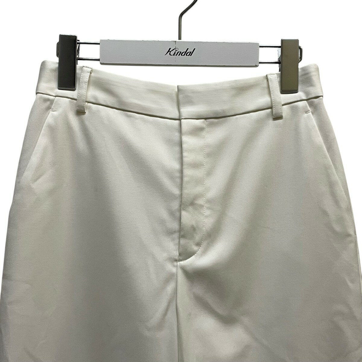 【中古】23区　TRコンフォートストレッチ ワイドパンツ 8002072 ホワイト サイズ：36 【170725】（ニジュウサンク）