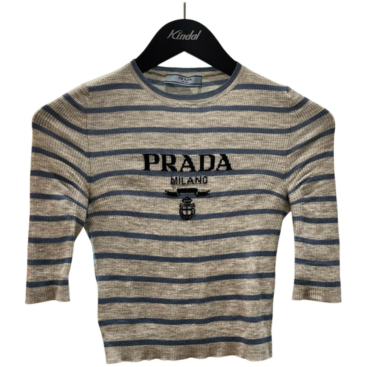 196◇値下げPRADA ボーダー柄 長袖カットソー メンズ ストレッチ 楽天市場】PRADA(柄ボーダー)(トップス|レディース