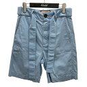 【中古】Plan C ハーフパンツ PNCAA66CY0TC010 ブルー サイズ:36 【180725】(プランシー)