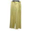 【中古】UNITED ARROWS NEO-ST カラー ワイドパンツ 1514-202-4636 イエロー サイズ:38 【190725】(ユナイテッドアローズ)
