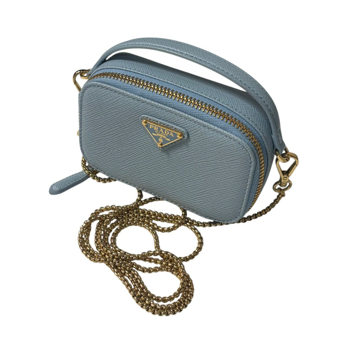 PRADA ブラックナイロンポーチ キーケース &miumiu水色がまぐちポーチ 楽天市場】プラダ ポーチ(カラーブルー)(バッグ・小物