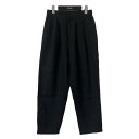 【中古】LE GLAZIK リネンクロスフロントタックパンツ リネンタックパンツ JL 2666 NLP ブラック サイズ:36 【190725】(ル・グラジック)