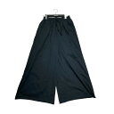 【中古】Plage SWEAT WIDE TUCK ワイドパンツ 24-030-922-8180-2-0 ブラック サイズ:36 【190725】(プラージュ)