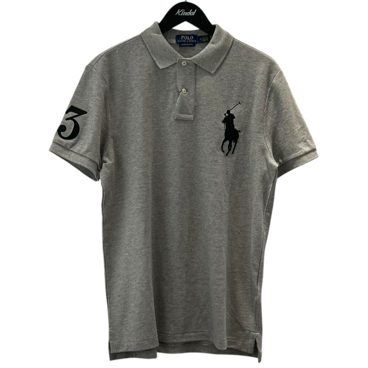 美品 POLO RALPH LAUREN ポニー刺繍 ポロシャツ グレー 楽天市場】ラルフローレン ビッグポニー(柄刺繍)(メンズ