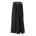 【中古】ENFOLD ELASTIC WIDE TROUSERS スラックス 300HS631-2690 グレー サイズ:SIZE 34 【190725】(エンフォルド)
