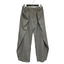 【中古】Martin Margiela1 08AW ウール 変形デザイン スラックス パンツ 31KA133 グレー サイズ:40 【190725】(マルタンマルジェラ1)