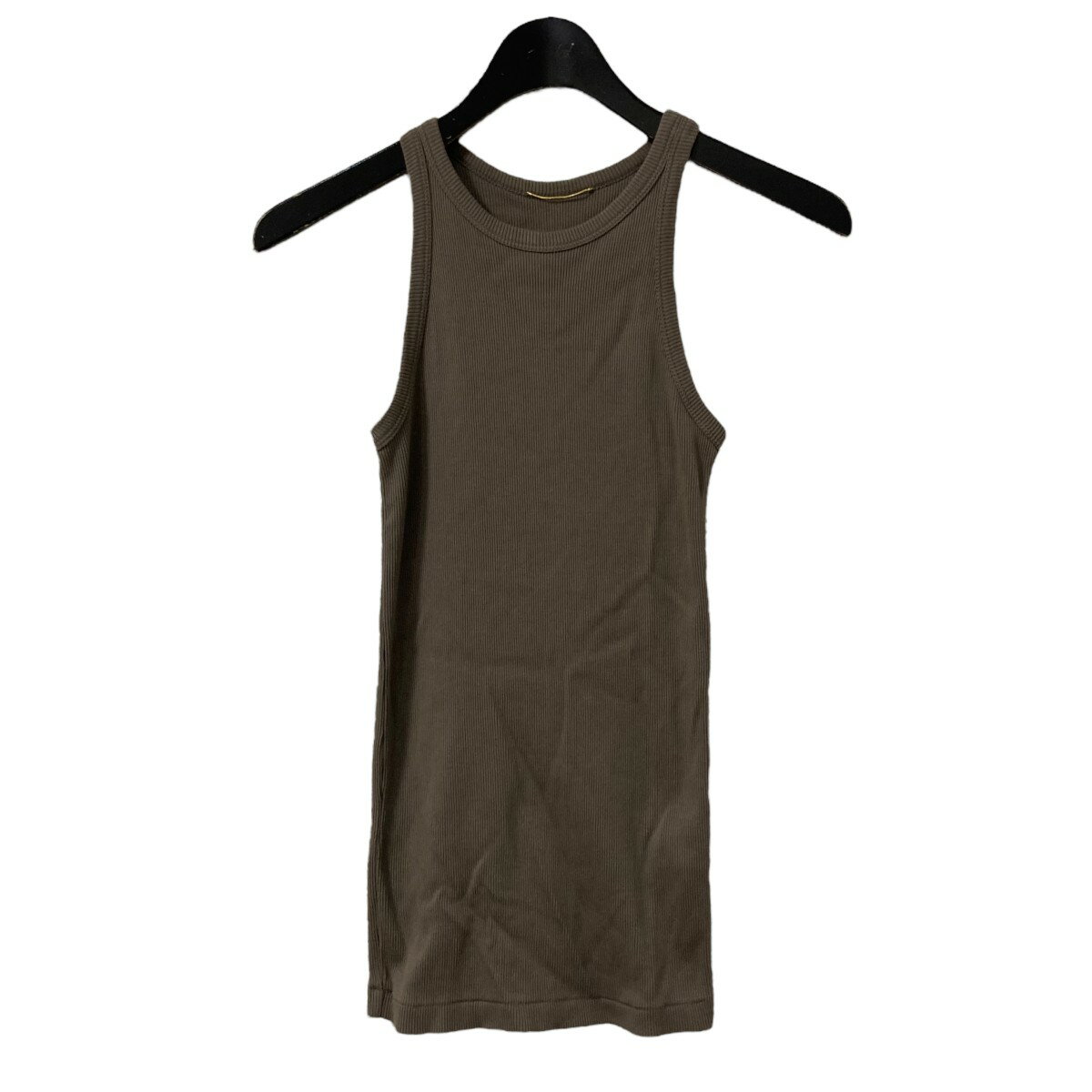 【中古】MUSE de Deuxieme Classe 24SS rib new タンクトップ リブタンクトップ 24070500711010 モカ サイズ:Free 【200725】(ミューズ デ ドゥーズィエムクラス)