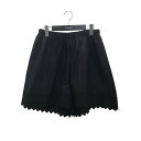 【中古】papier Boy meets shorts ショートパンツ PA-081 ブラック サイズ:F 【200725】(パピエ)