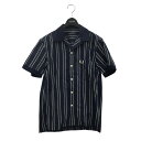 【中古】FRED PERRY 開襟シャツ ポロシャツ F4560 ネイビー サイズ:XS 【200725】(フレッドペリー)