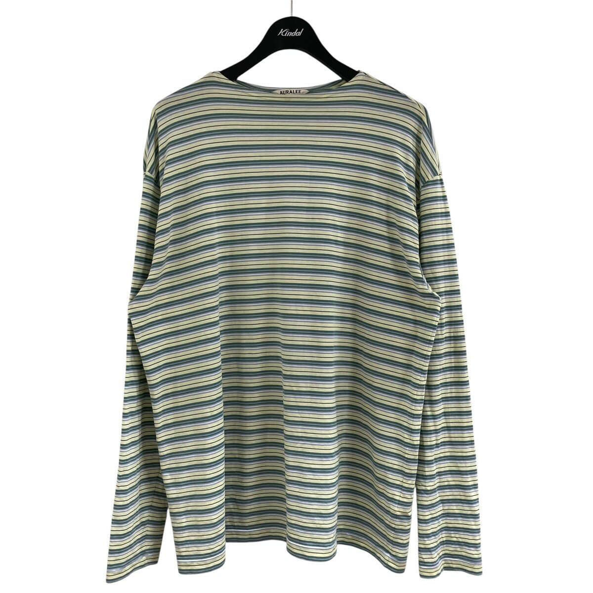 AURALEE グリーンボーダー 長袖Tシャツ 楽天市場】オーラリー(柄ボーダー)(Tシャツ・カットソー