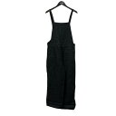 【中古】BEAUTY&YOUTH リネンツイルサロペット サロペット ブラック サイズ:S 【210725】(ビューティアンドユース)