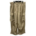 【中古】Schott×RUMBLE RED スラブシフォン カーゴパンツ SLUB CHIFFON CARGO PANTS 782-4110601 ベージュ サイズ:フリーサイズ 【210725】(ショット×ランブルレッド)