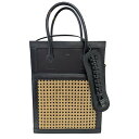【中古】SAGAN Vienna VIENNA SHOPPER BAG ショッパーバッグ ブラック×ベージュ 【210725】(サガンヴィエンナ)|詳細画像