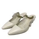 【中古】Ferragamoヒールパンプス 0763426 アイボリー サイズ:6【価格見直し】