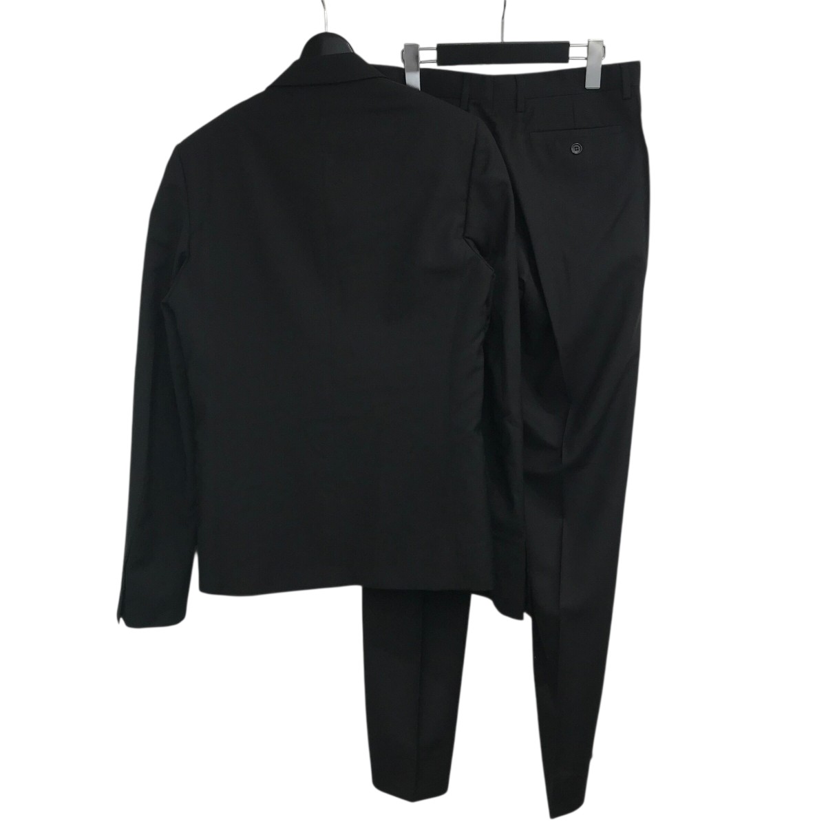 【中古】Dior Homme　08AW セットアップスーツ 8H3170080559 ブラック サイズ：46 【230725】（ディオールオム）