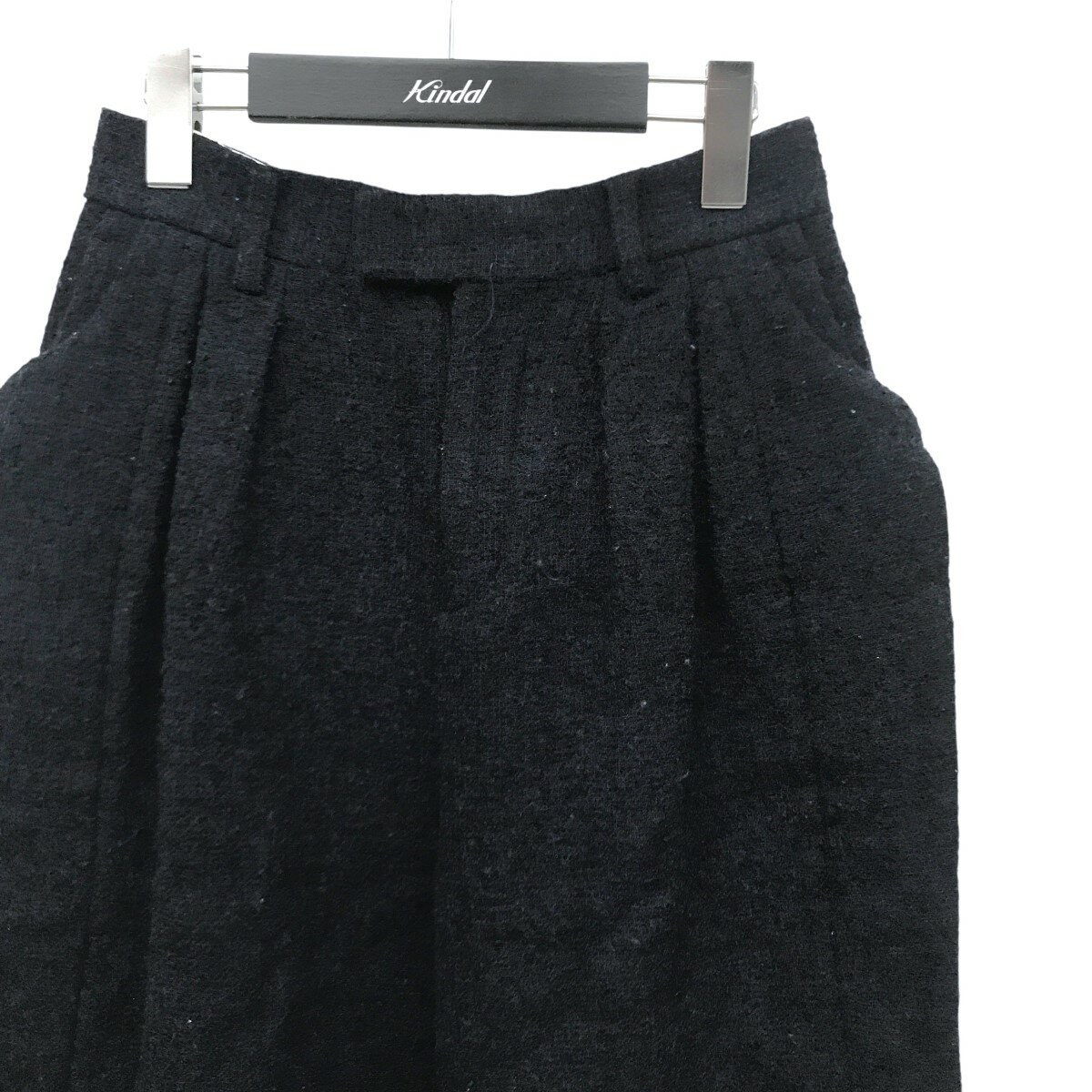 【中古】FUMIKA UCHIDA2-INTUCK BLOOMERS クロップドパンツ FU-M-PT001 ネイビー サイズ：34【価格見直し】