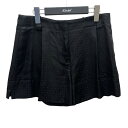 【中古】STELLA McCARTNEY パンチングドットショーツ ショートパンツ 415-132902 ブラック サイズ:40 【240725】(ステラマッカートニー)