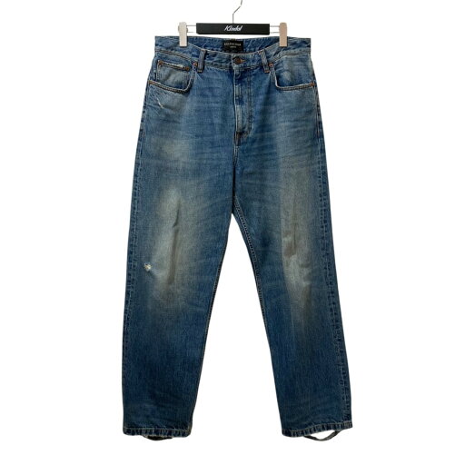【中古】BALENCIAGA ダメージデニムパンツ 736540 インディゴ サイズ:M 【240725】(バレンシアガ) 【中古】BALENCIAGA ダメージデニムパンツ 736540 インディゴ サイズ:M 【240725】(バレンシアガ)