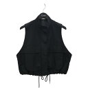 【中古】SACRA CO PE TUMBLER FINISH GILET ベスト 124107061 ブラック 【240725】(サクラ)
