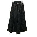 【中古】LOKITHO STUDIOUS別注 ワイドデニムパンツ LKF393-P1B ブラック サイズ:1 【240725】(ロキト)