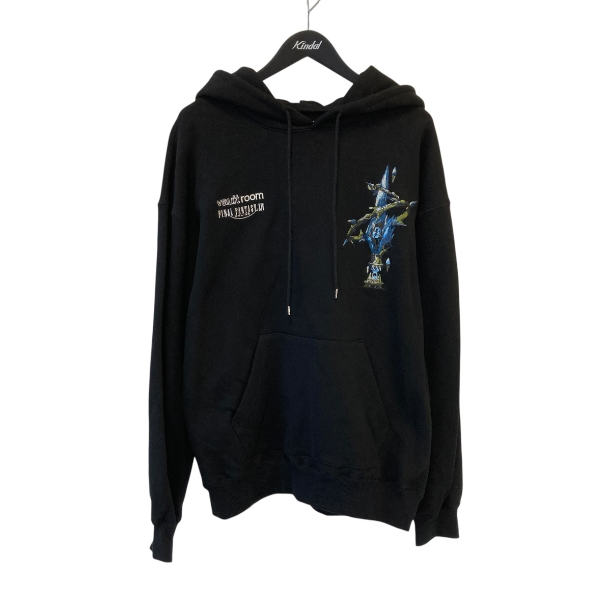 【中古】VAULT ROOM AETHERYTE HOODIE プルオーバーパーカー ブラック サイズ:XL 【240725】(ボルトルーム)