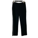 【中古】ALEXANDER McQUEEN サイドラインパンツ 41253 ブラック サイズ:38 【240725】(アレキサンダーマックイーン)
