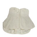 【中古】mame kurogouchi 23AW Floral Quilted Silk Bustier ビスチェ MM23PF-SH721 ベージュ サイズ:...