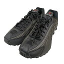 【中古】NIKESHOX R4 ローカットスニーカー ブラック サイズ:30cm【価格見直し】