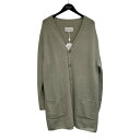 【中古】Maison Margiela 1 10 23SS 「S51HP0003」 ロングニットカーディガン カーキ サイズ:S 【250725】(10メゾンマルジェラ 10)