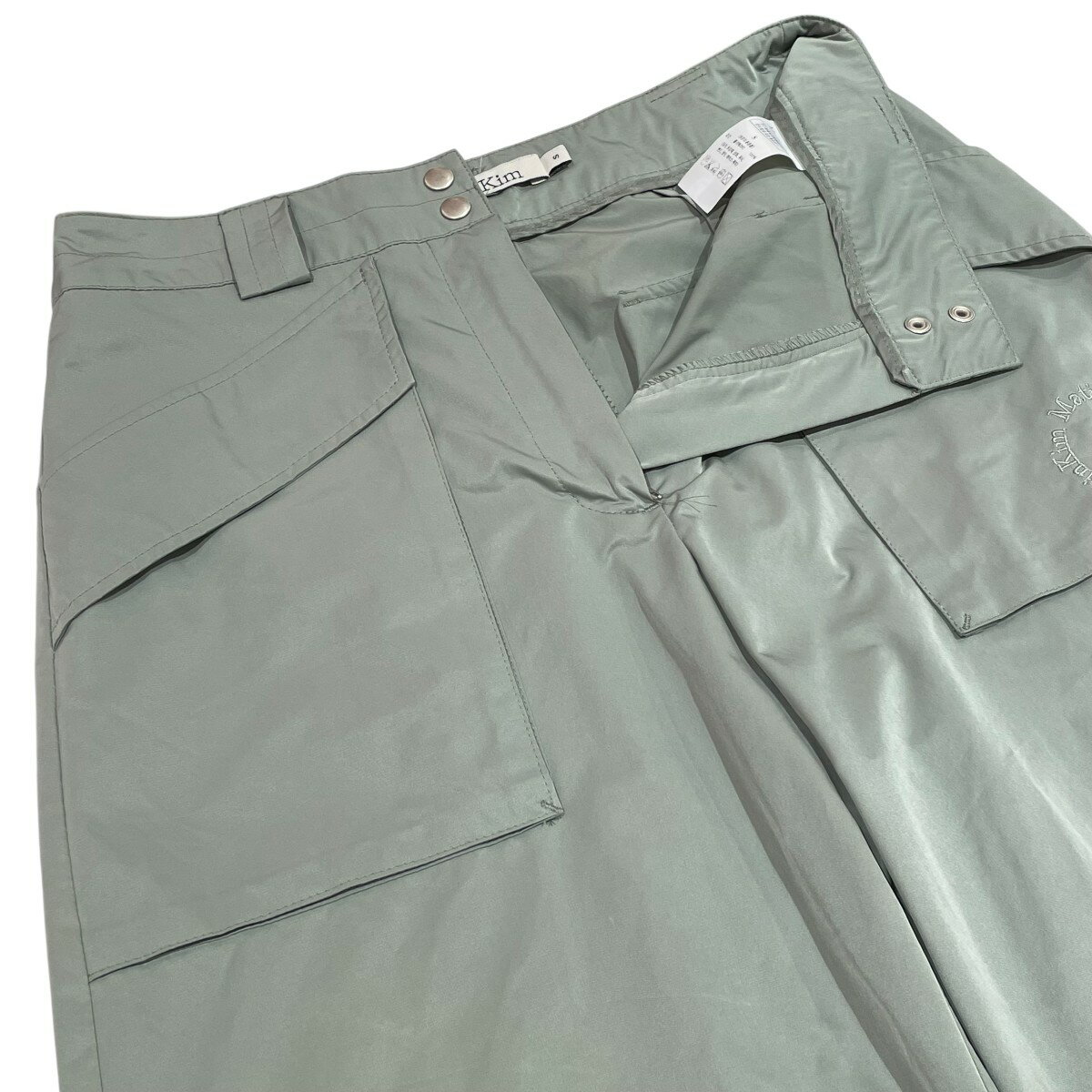【中古】Martin Kim　ナイロンショガ—パンツ グリーン サイズ：S 【250725】（マーティン キム）
