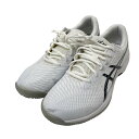 【中古】asics GEL GAME 9 CLAY スニーカー 1041A358 ホワイト×ブラック サイズ:27.5cm 【270725】(アシックス)