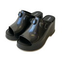 【中古】melissa×UNDERCOVERミュール UP1D1F02 ブラック サイズ:22cm【価格見直し】
