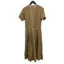 【中古】TOGA PULLA 19SS ストレッチタフジャンプスーツ TP91-JI261 ベージュ サイズ:36 【270725】(トーガプルラ)