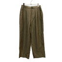 【中古】green label relaxing 3514-162-1976 エアリーシアーパンツ カーキ サイズ:38 【270725】(グリーンレーベルリラクシング)