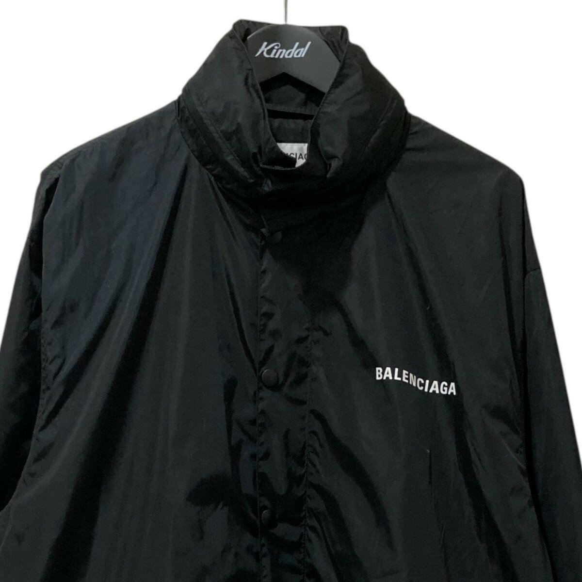 【中古】BALENCIAGA　ナイロンジャケット 645496 ブラック サイズ：34 【280725】（バレンシアガ）