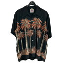 【中古】DUKE KAHANAMOKU アロハシャツ ブラック×ブラウン サイズ:XL 【280725】(デュークカハナモク)(4)