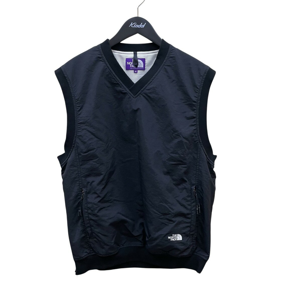 【中古】THE NORTH FACE Nylon Tussah Field Vest プルオーバーベスト 撥水加工 N24FN003 ブラック サイズ:M 【280725】(ザノースフェイス)