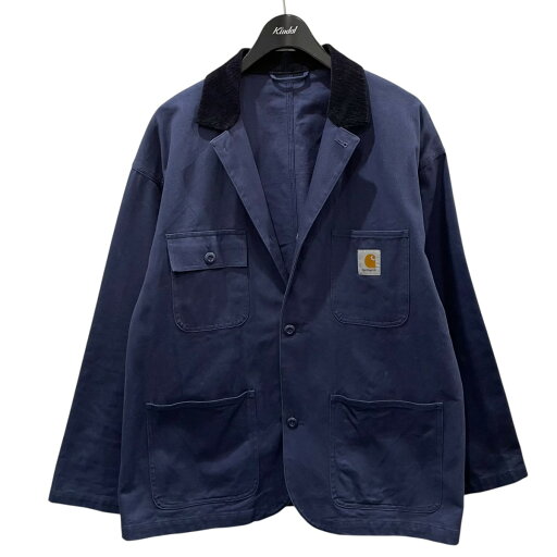 【中古】CarHartt×Kunichi Nomura×TRIPSTER 22AW ジャケット MICHIGAN BLAZER ミシガンブレザー A221062 ネイビー・ブラック サイズ:L 【300725】(カーハート×クンイチ ノムラ×トリップスター) 【中古】CarHartt×Kunichi Nomura×TRIPSTER 22AW ジャケット MICHIGAN BLAZER ミシガンブレザー A221062 ネイビー・ブラック サイズ:L 【300725】(カーハート×クンイチ ノムラ×トリップスター)