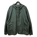 【中古】RIER シルクフーデッドジャケット 00339 グリーン サイズ:L 【310725】(リア)