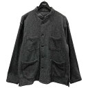 【中古】Engineered Garments ヘリンボーンジャケット グレー サイズ:S 【010825】(エンジニアードガーメンツ)
