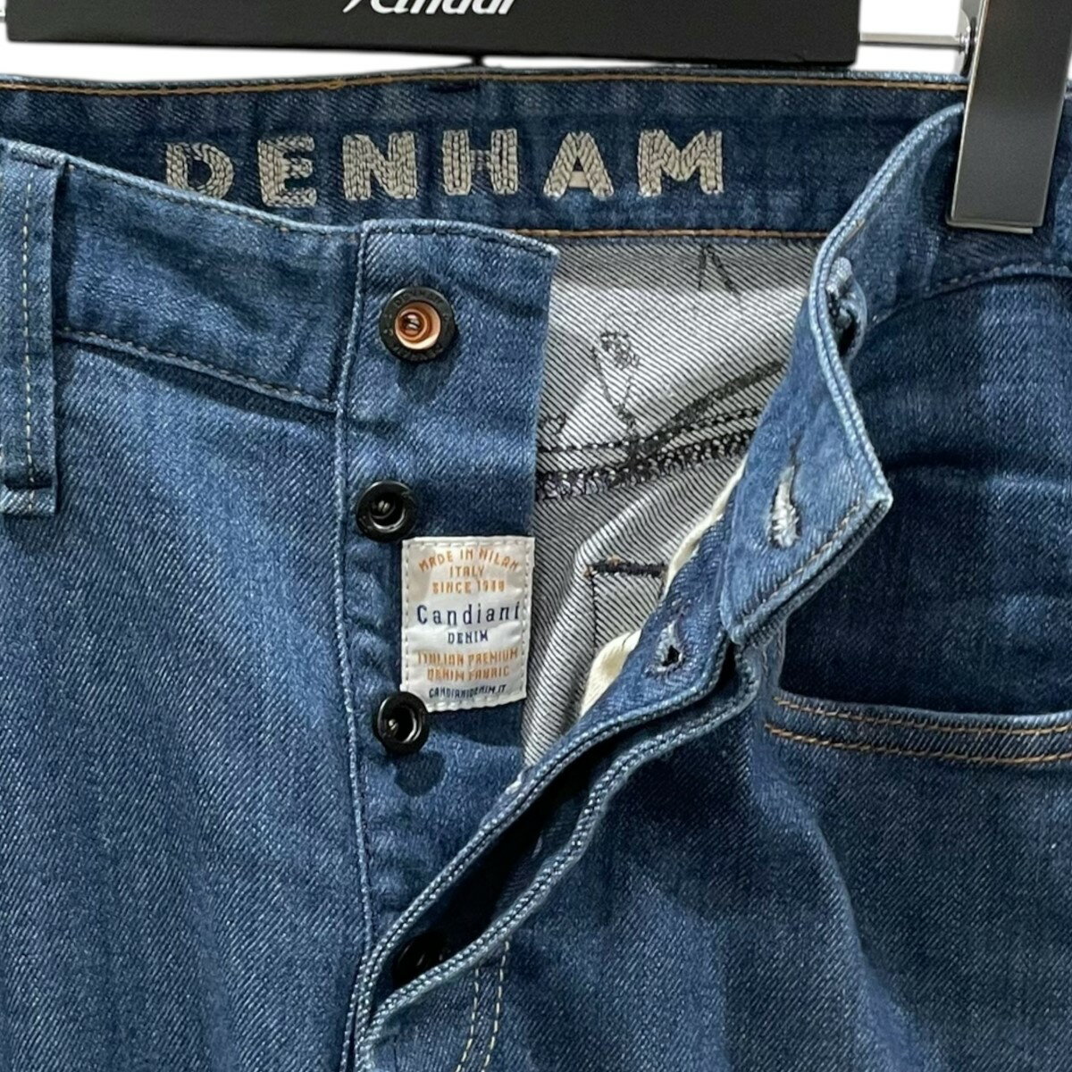 【中古】Denham　スキニーデニムパンツ BOLT SKINNY FIT ボルト スキニーフィット 01-14-11-11-011 インディゴ サイズ：W34 【020825】（デンハム）