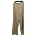 【中古】LORO PIANA ウールシルク混ストライプスラックス ベージュ サイズ:38 【020825】(ロロ・ピアーナ)