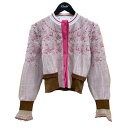 【中古】mame kurogouchi Cocoon Layered Knit Jacuard Cardigan ニットカーディガン MM20SS KN075 ...