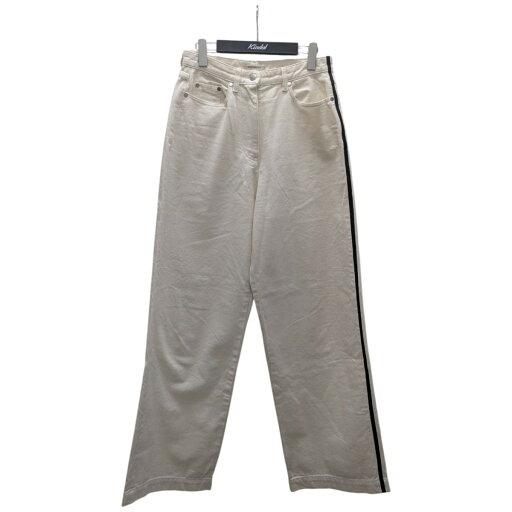 【中古】PETER DO サイドラインホワイトデニム パンツ アイボリー サイズ:28 【040825】(ピータードゥ) 【中古】PETER DO サイドラインホワイトデニム パンツ アイボリー サイズ:28 【040825】(ピータードゥ)